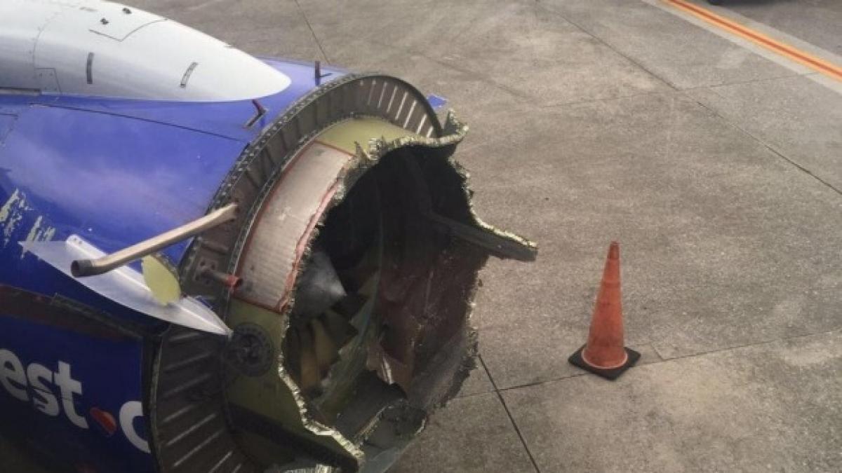 US flight has a lucky escape after engine gets ripped off mid-air